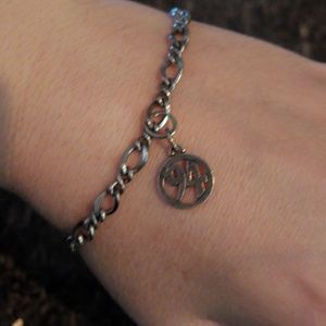 James Avery Sterling medium twist charm bracelet